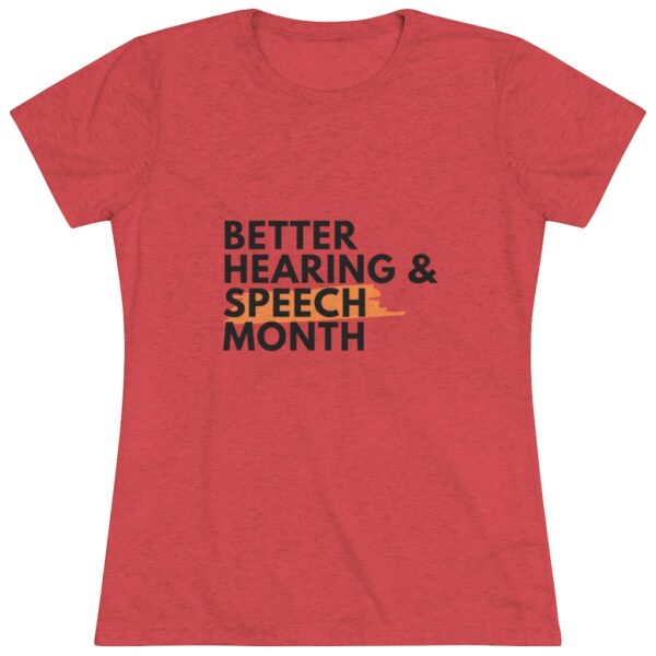 Better Hearing and Speech Month Red T-shirt