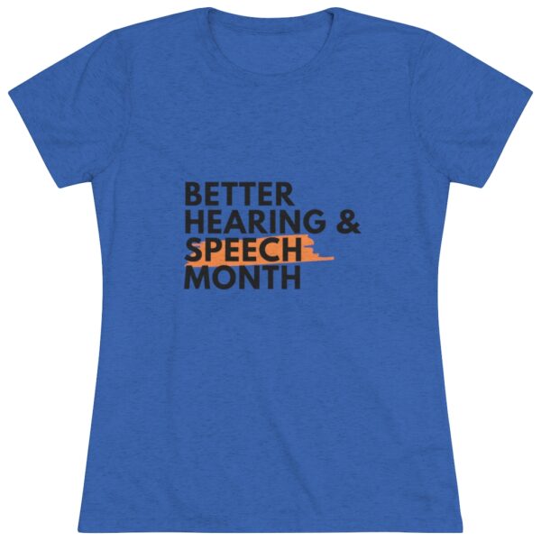 Better Hearing and Speech Month Blue T-Shirt